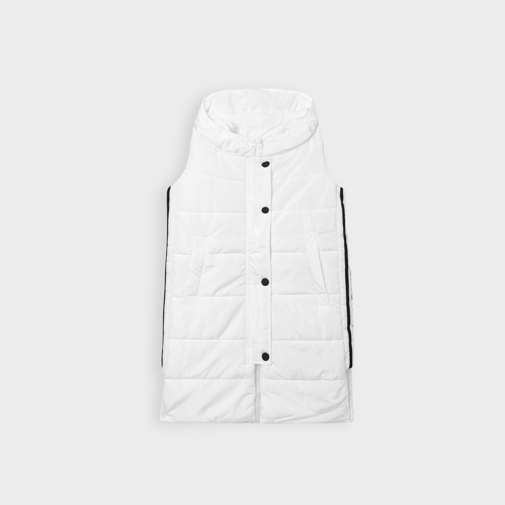 Kids Premium Quality White Puffer Sleeve Less Jacket