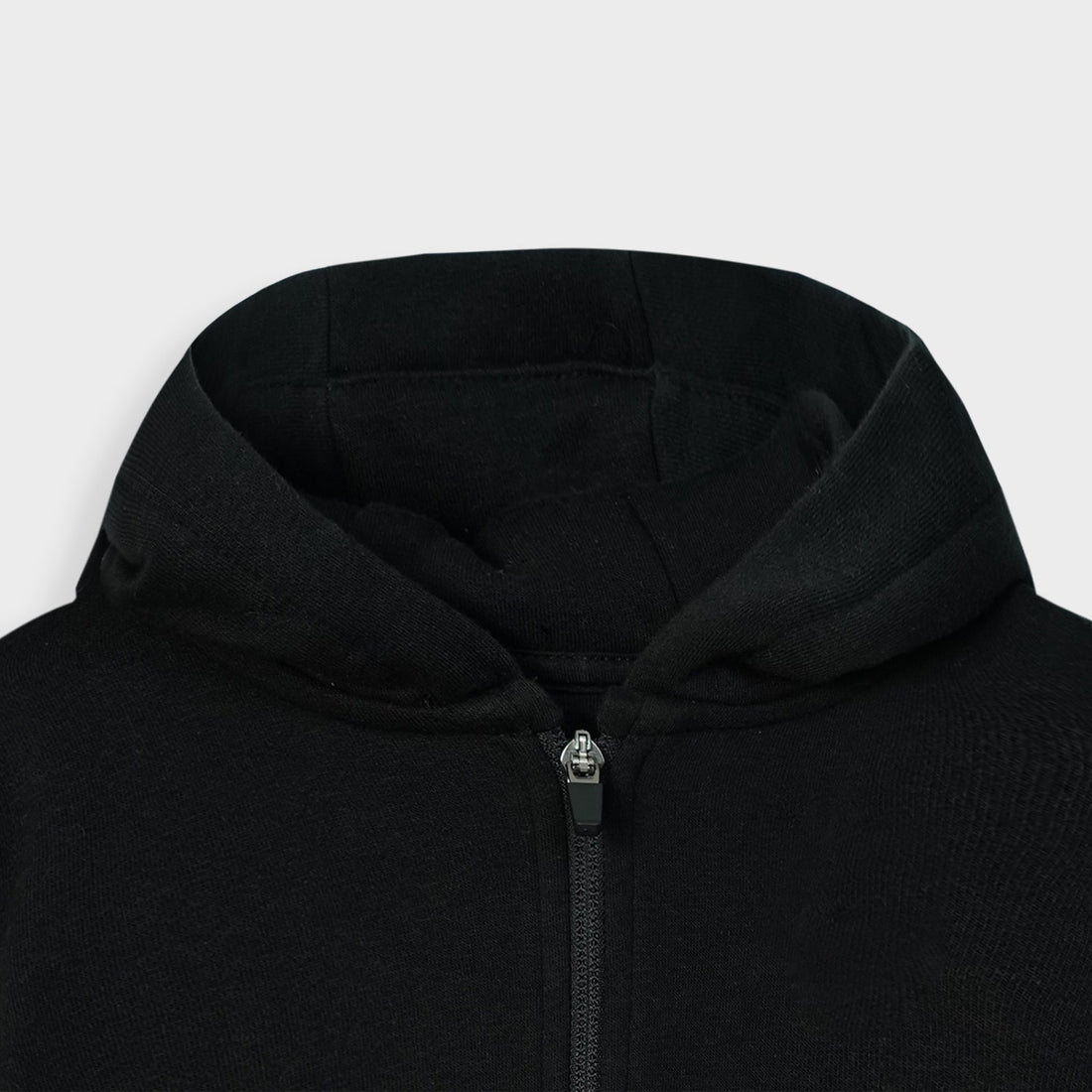 Premium Quality Black Zipper Hoodie For Kids (R)