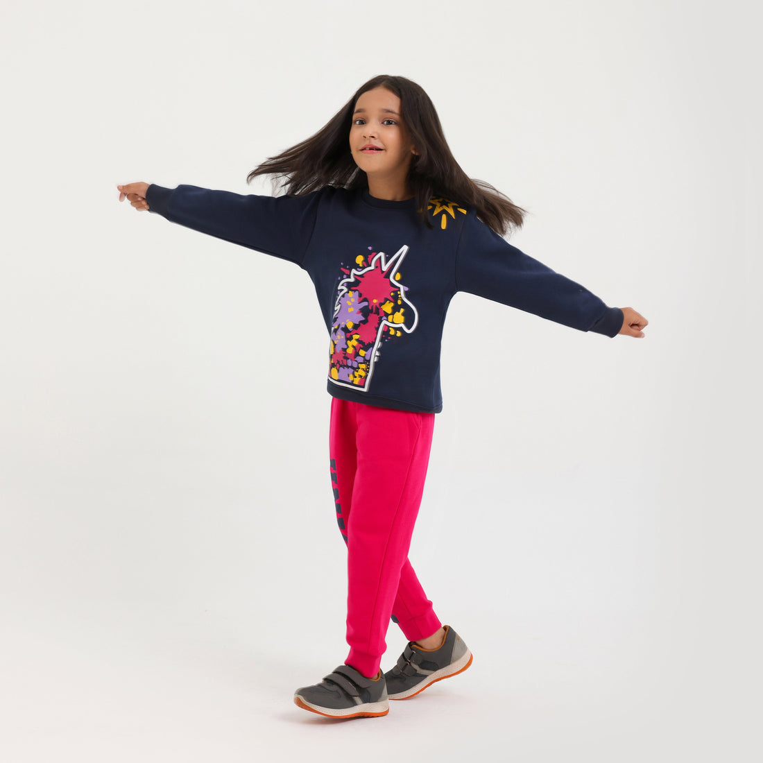 Premium Quality Fleece  SWEAT Suit For Girls