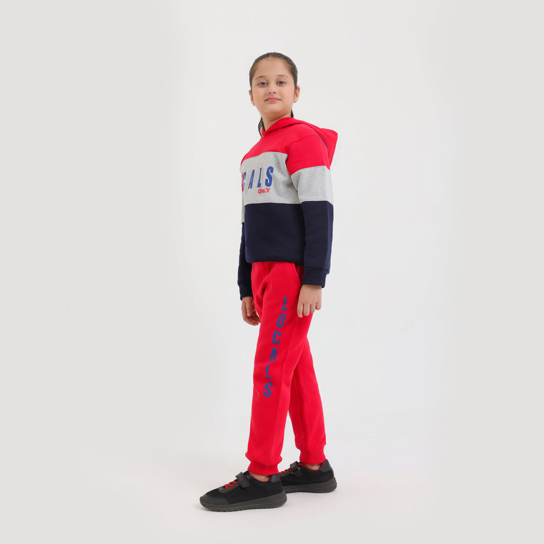 Premium Quality cut and sew pull over Fleece Track Suit For Kids