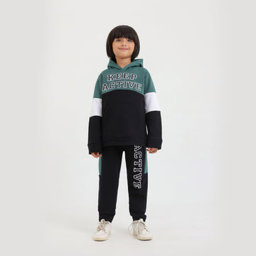 Premium Quality Printed Cut & Sew Fleece Suit For Kids