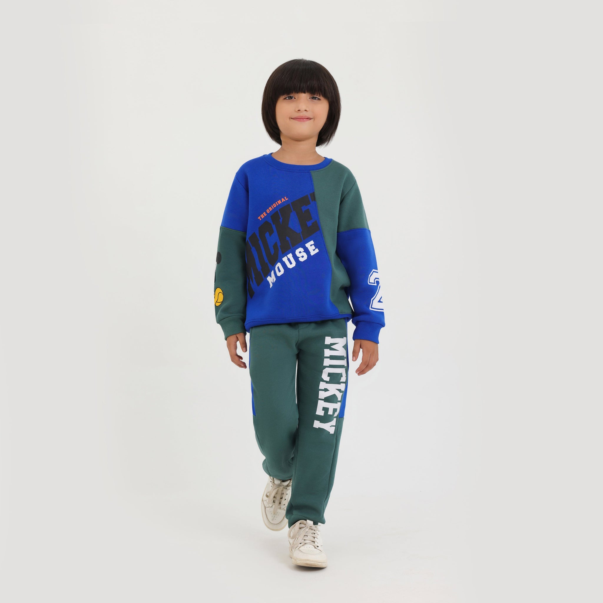 Premium Quality Printed Panel Fleece Suit For Kids